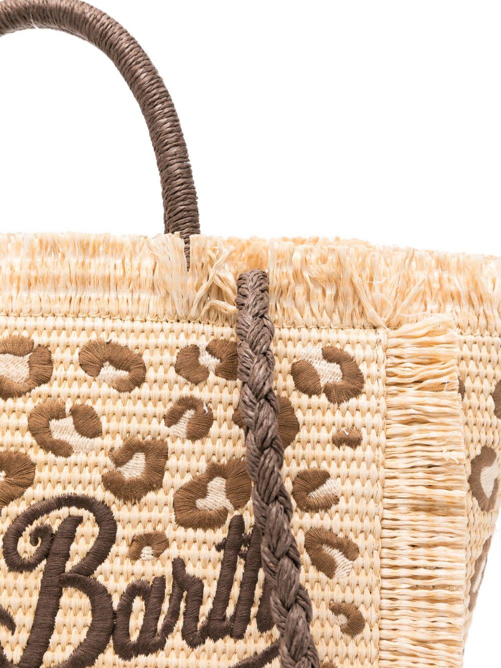 Borsa leopardata beige per bambina COL0017 00349L MC2 Saint Barth Kids 