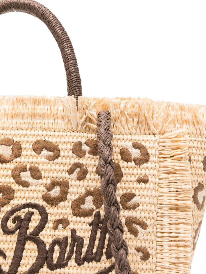 Borsa leopardata beige per bambina COL0017 00349L MC2 Saint Barth Kids 
