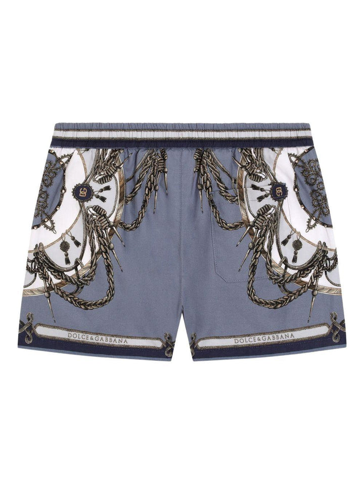 Costume blu per neonato L14Q07FI5NQ HT5XB Dolce & Gabbana Kids 