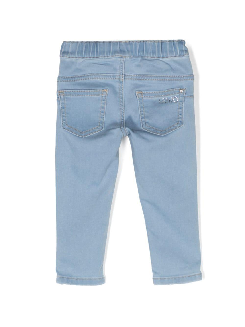 Jeans azzurro per neonata
