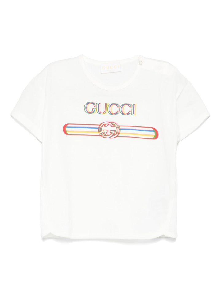 T-shirt bianco per neonato