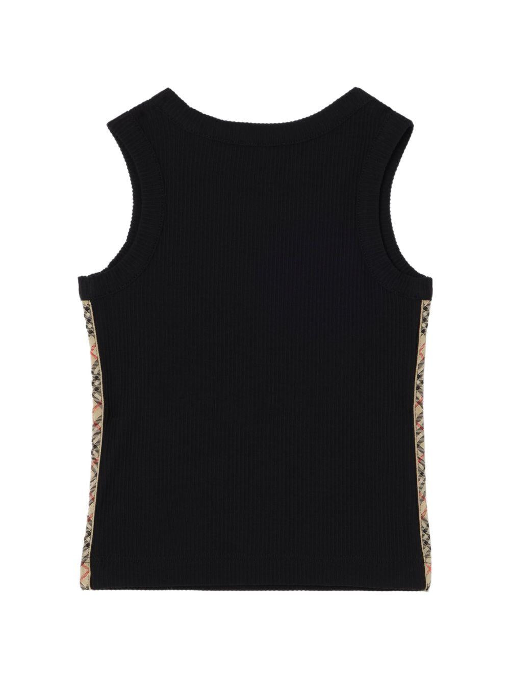 T-shirt nero per bambino 8126343 A1189 Burberry Kids 