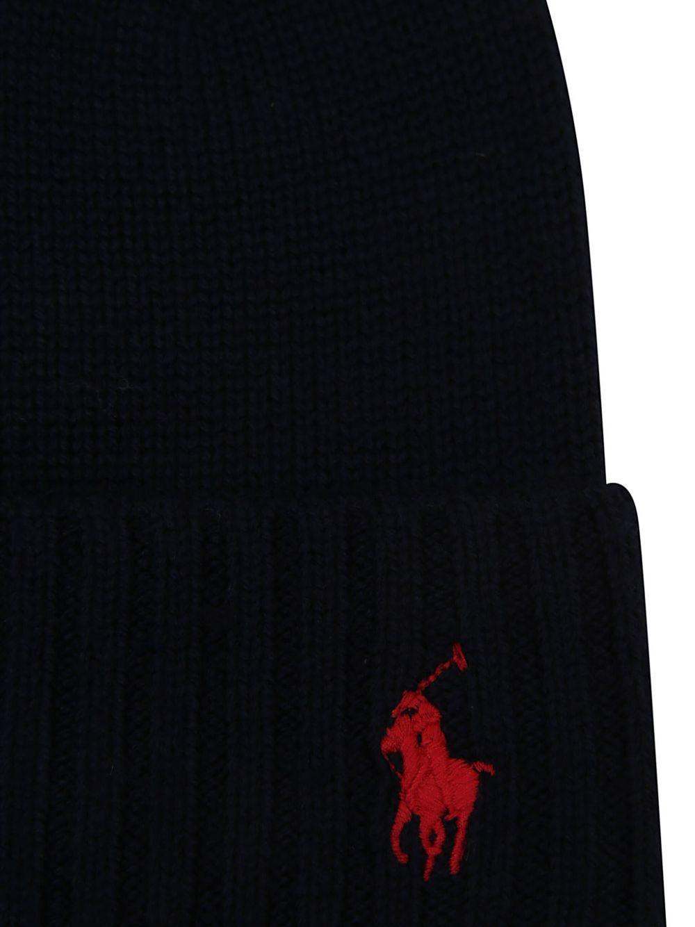 Cappello blu navy/rosso per bambino 323953204 001 Ralph Lauren Kids 