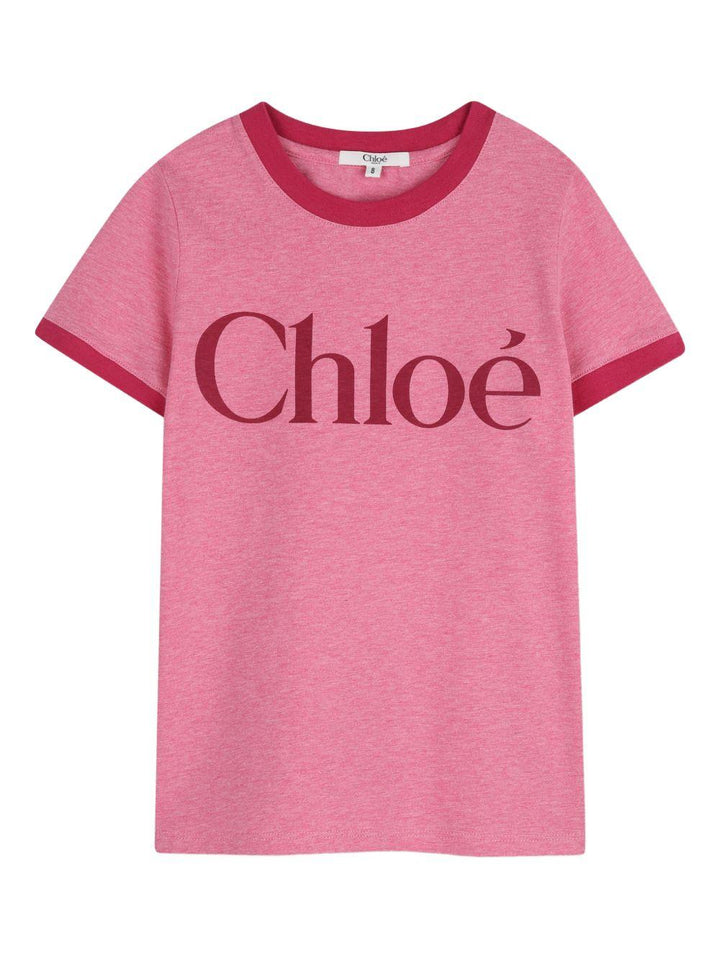 T-shit rosa per bambina C20854 F04 Chloe 
