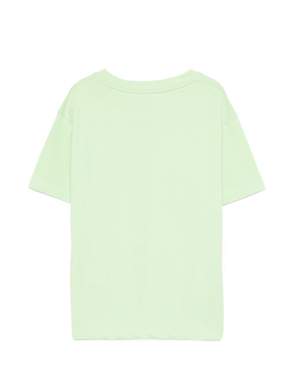 T-shirt verde per bambino S6MSJUTH001 MS077 Msgm Kids 