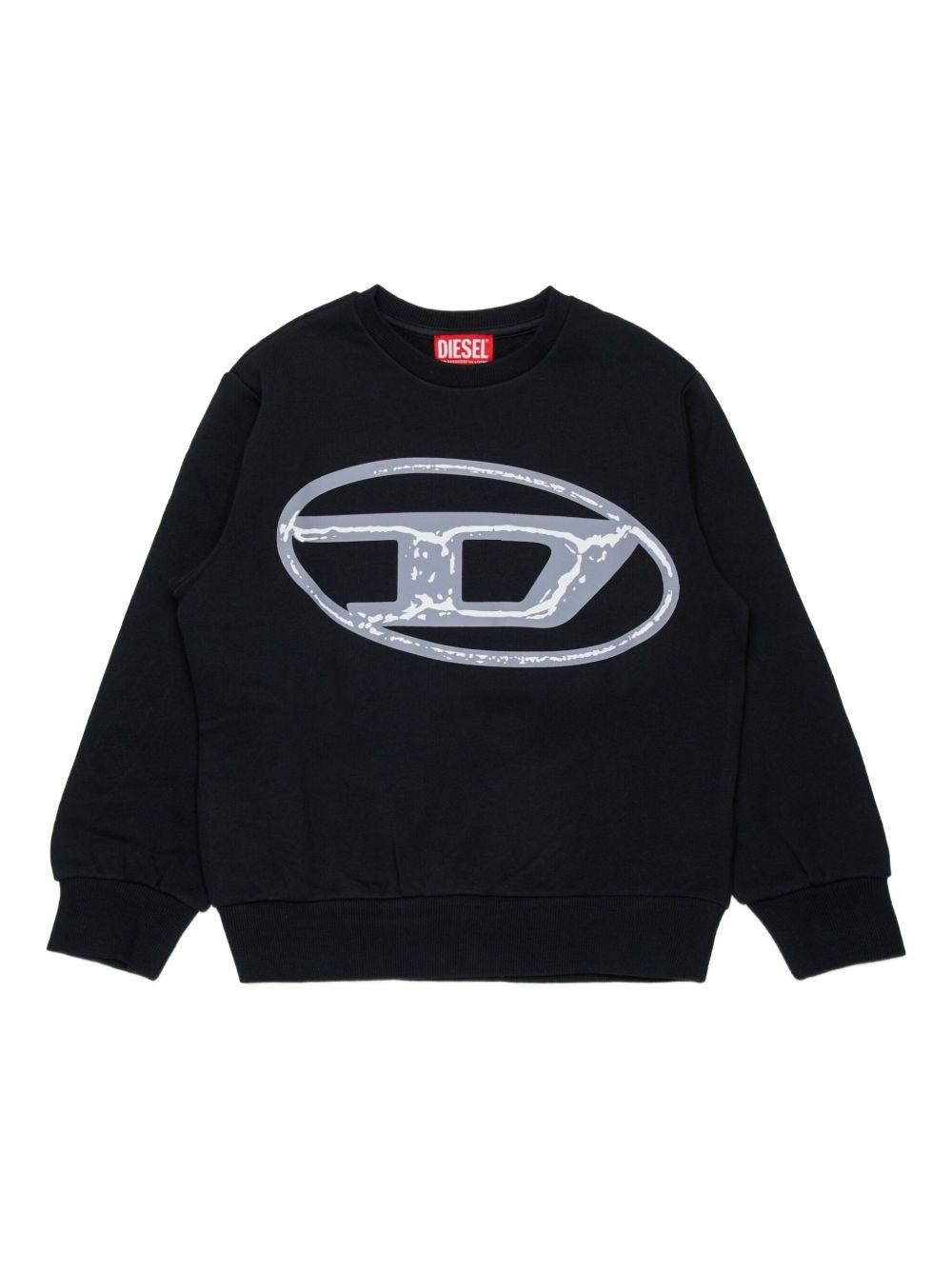Felpa nera per bambino J02488KYAQK K900 Diesel Kids 