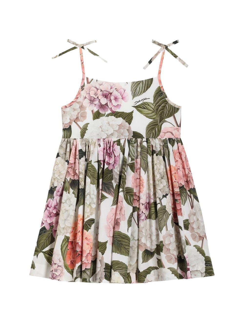 Abito multicolor per bambina L54DN8HS5T6 HA5XG Dolce & Gabbana Kids 