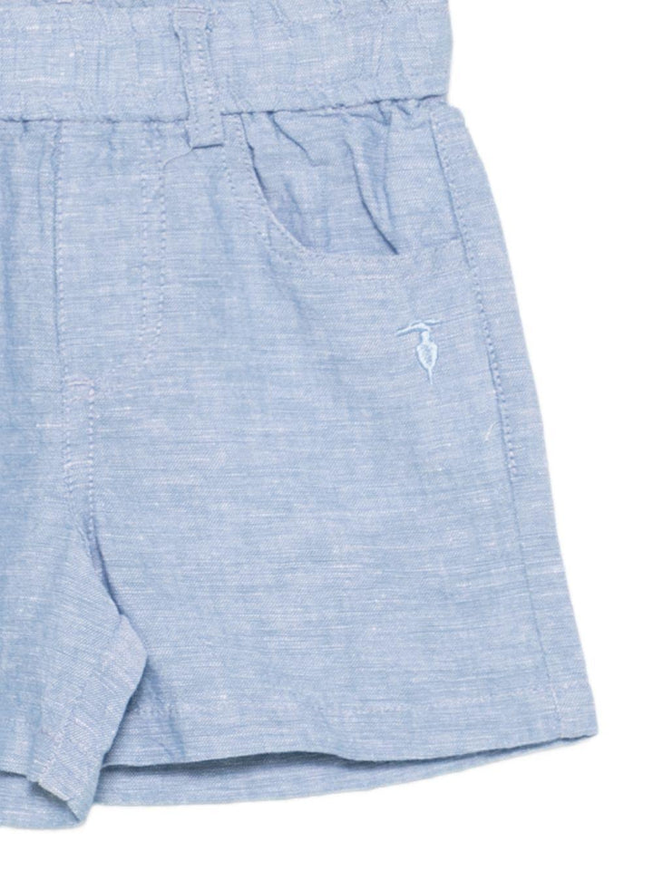 Bermuda azzurra per neonato TIP26039BE BLU Trussardi Kids 