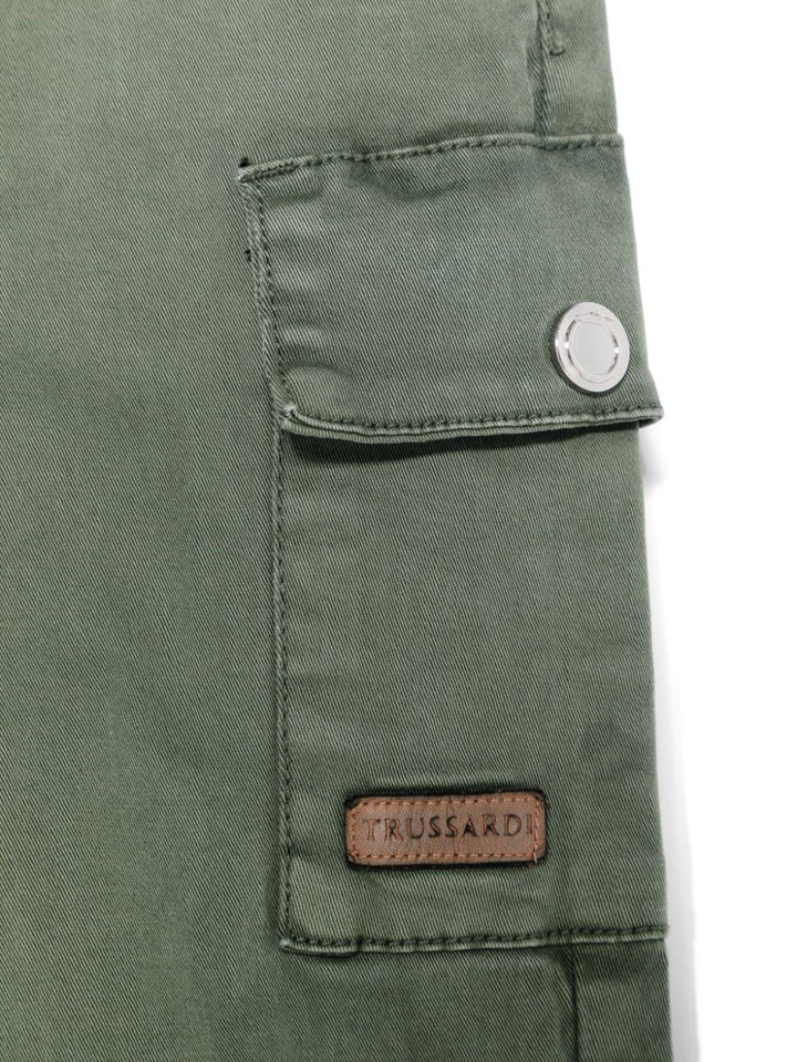 Green trousers for children