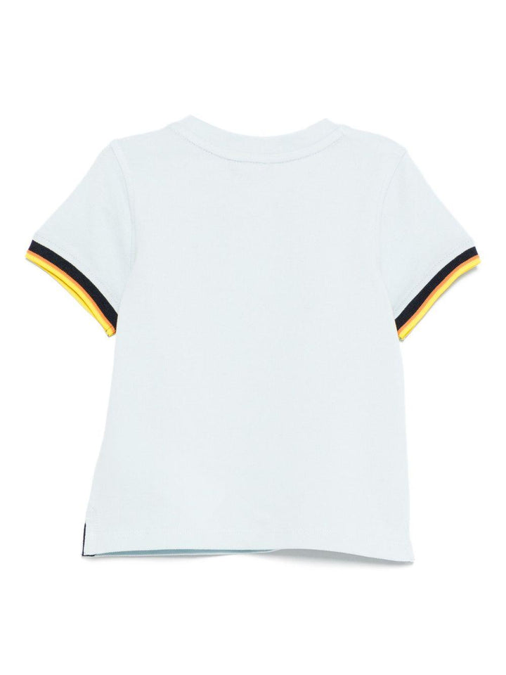 T-shirt blu pallido per neonato