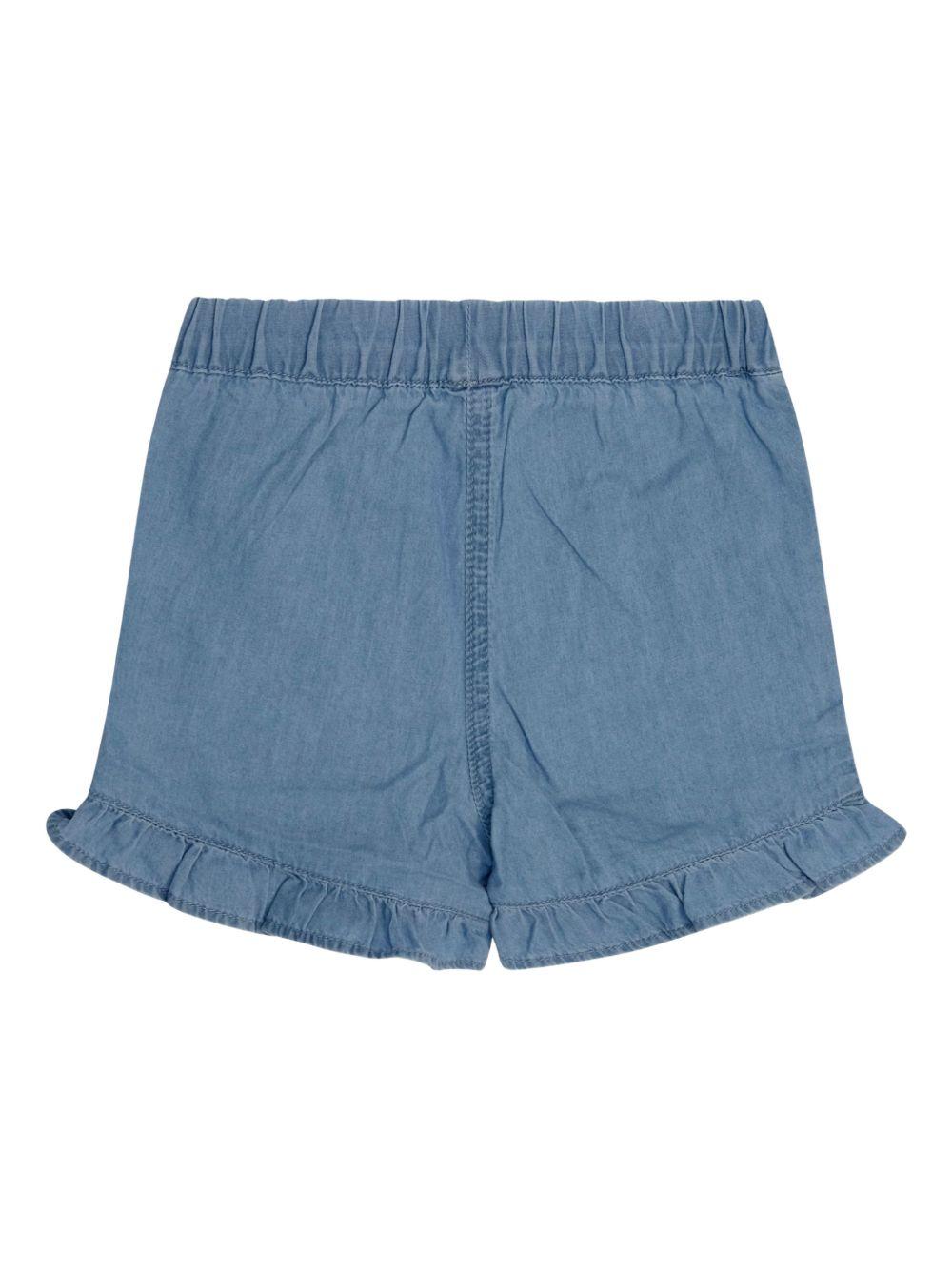 Bermuda blu per neonata TY6019Z0161 600 Stella McCartney Kids 