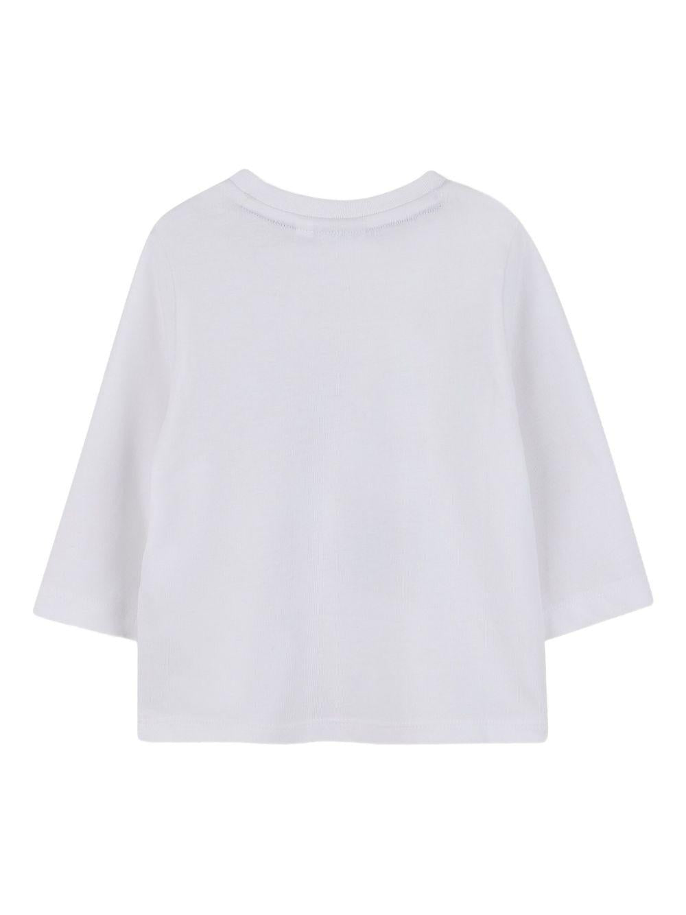 T-shirt bianca per neonato J52472 N50 Boss Kids 