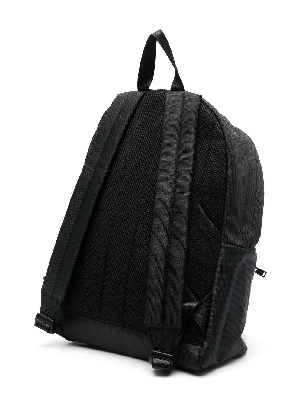 Zaino nero per bambini con logo