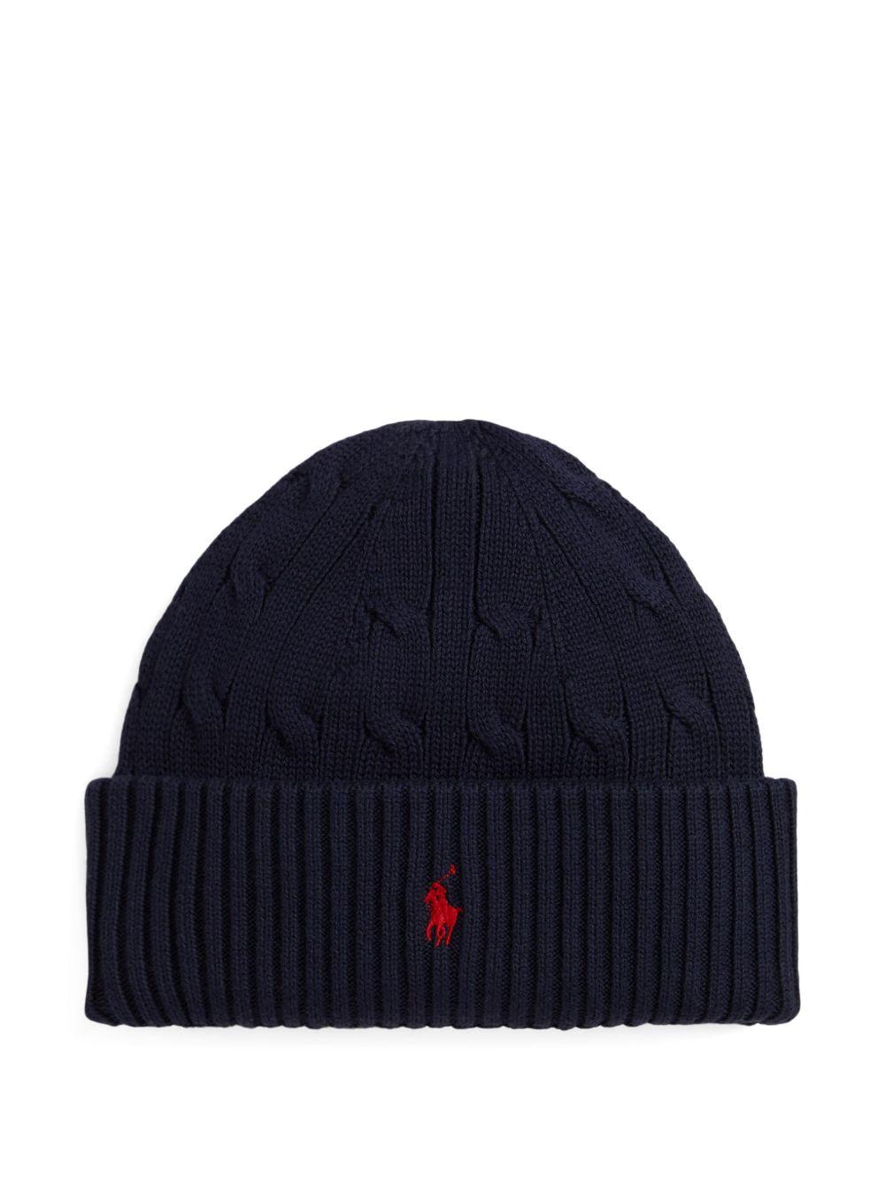 Cappello blu navy per bambino 323980663 001 Ralph Lauren Kids 