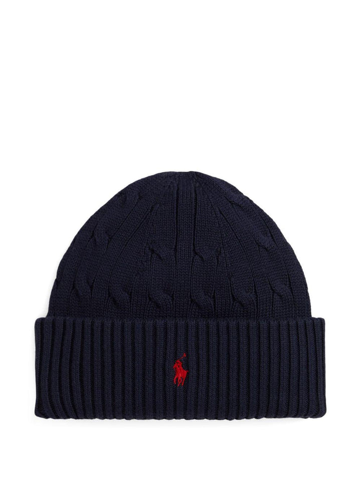 Cappello blu navy per bambino 323980663 001 Ralph Lauren Kids 
