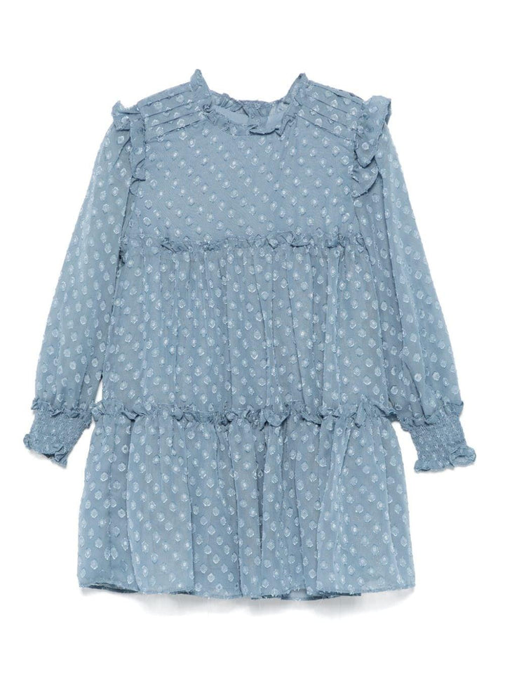 Abito blu ceruelo per bambina
