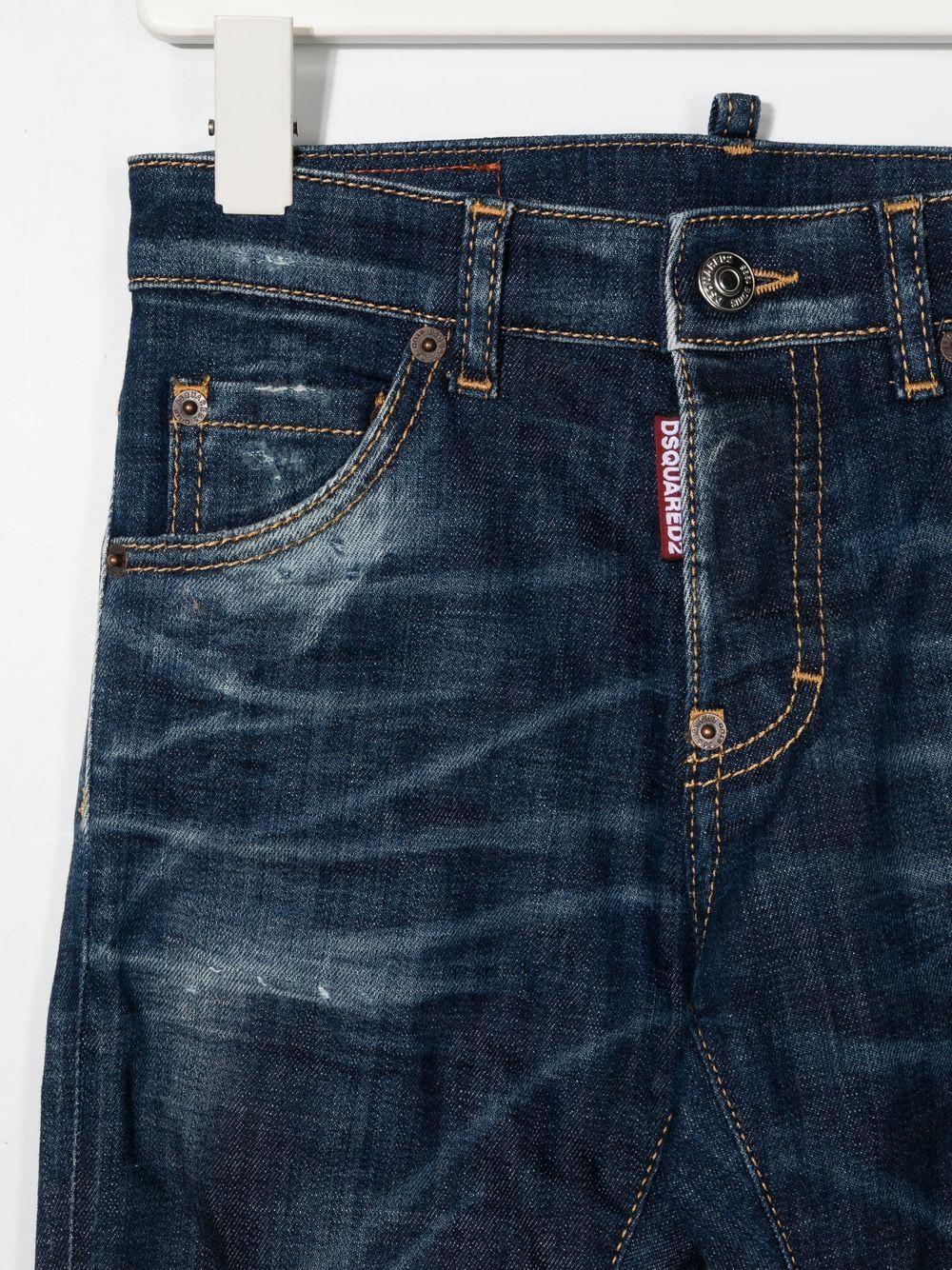 Jeans per bambino in denim blu
