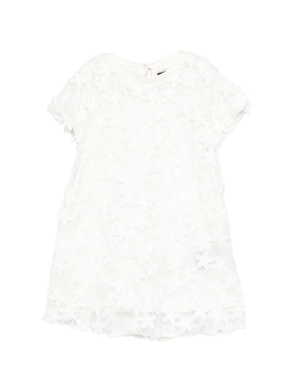 Abito bianco per bambina BY1D51U0263 100 Balmain Kids 