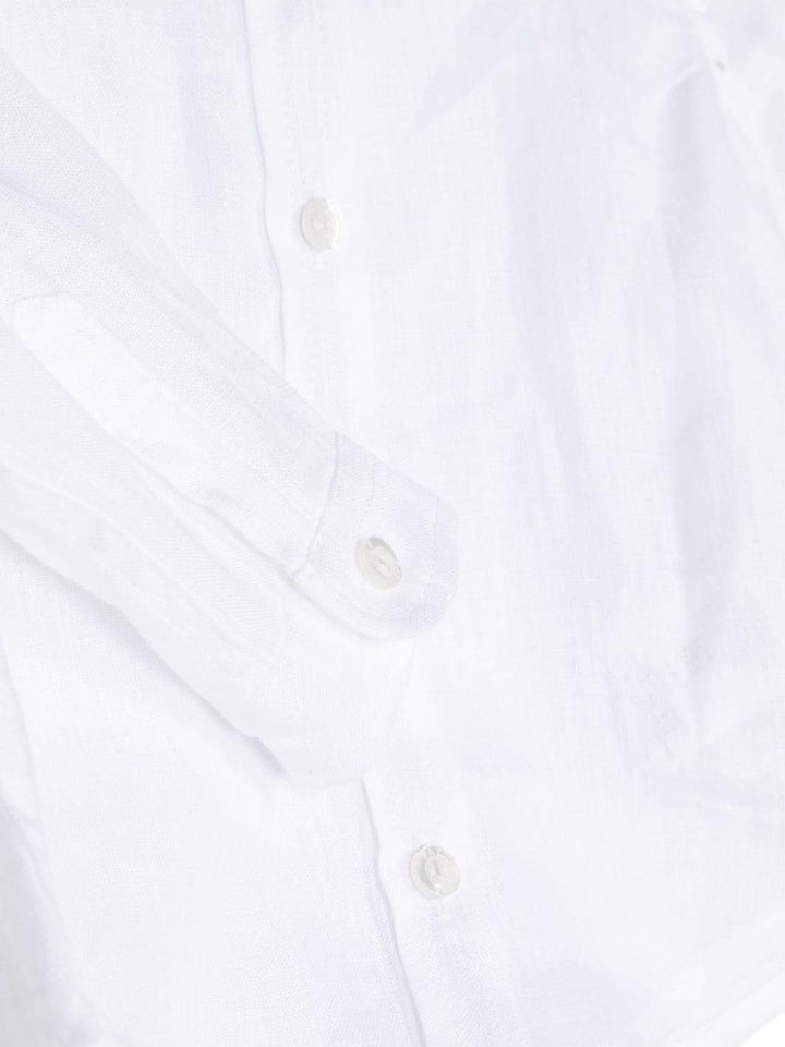 Camicia bianca per neonato con logo