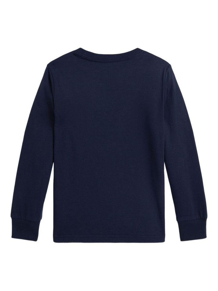 T-shirt blu navy per bambino 322981177 001 Ralph Lauren Kids 