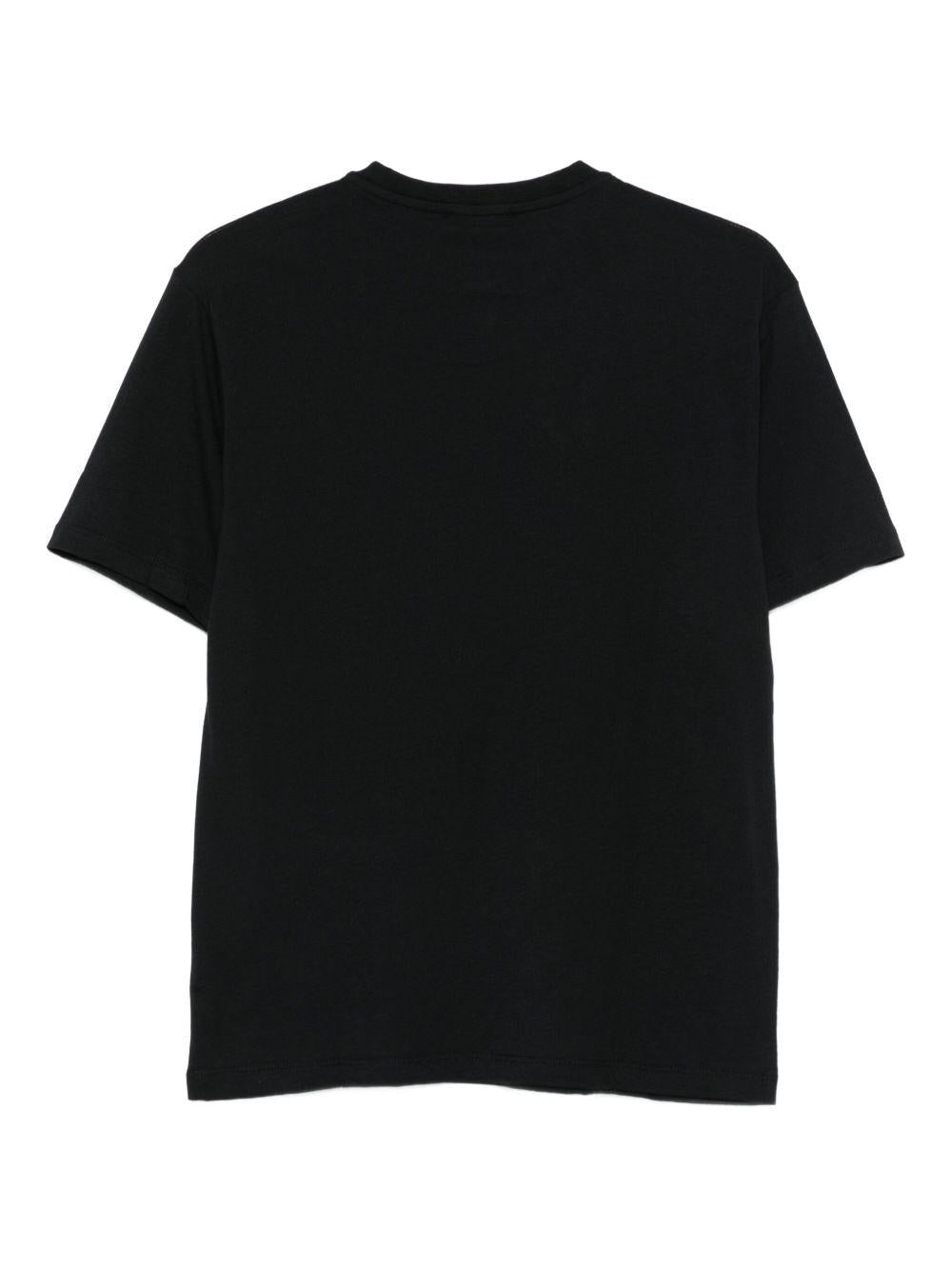 T-shirt nero per bambino F5MSJBTH302 110 Msgm Kids 