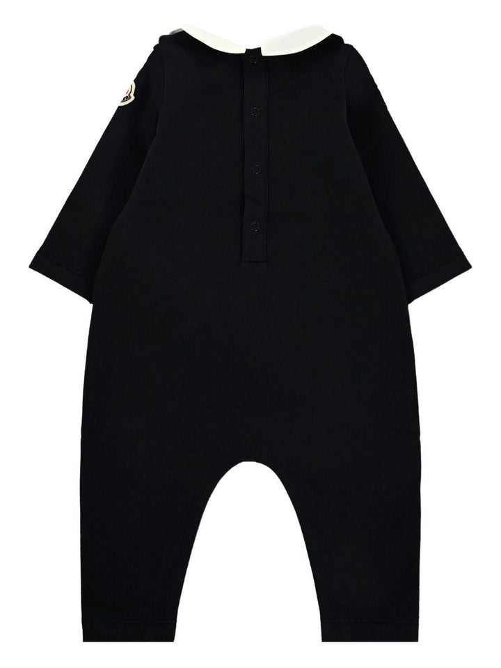 Tutina blu per neonato 9518L0000489A23 778 Moncler Kids 