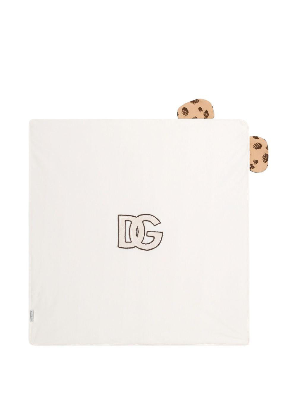 Coperta crema per neonato LNJA88G7PJZ S9000 Dolce & Gabbana Kids 
