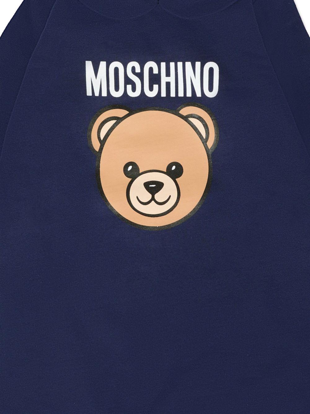 Tutina blu navy per neonato MUY08JLCA40 40016 Moschino Kids 