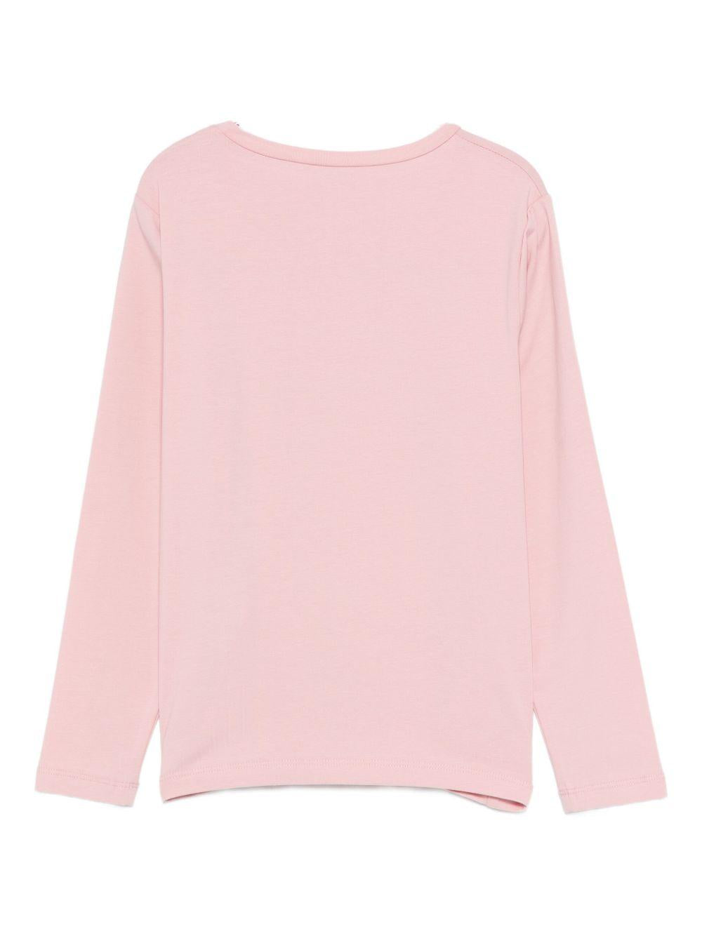T-shirt rosa per bambina GF5080J0088 51906 Liu Jo 