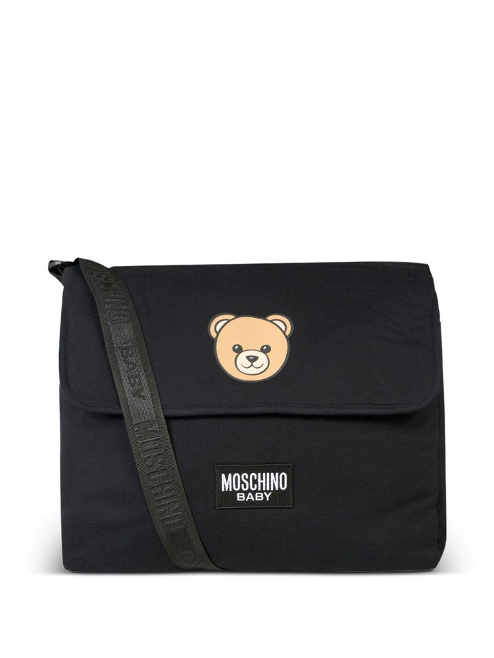 Borsa mamma nera MUX05VLCA19 60100 Moschino Kids 