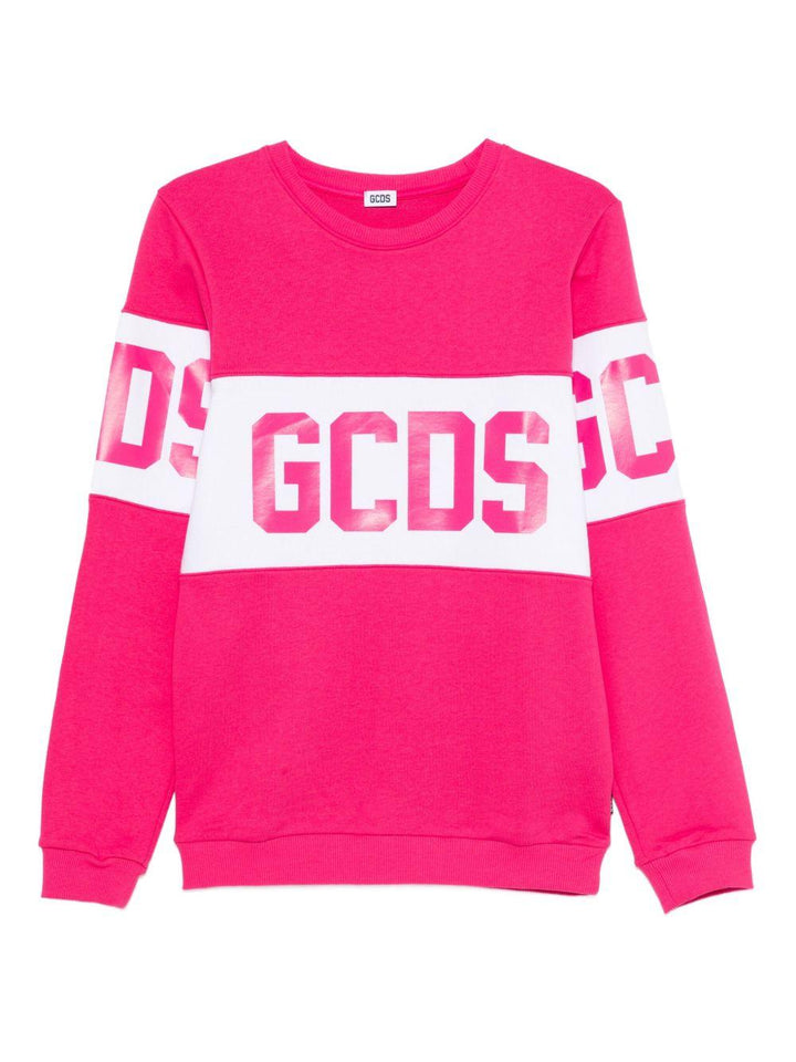 Felpa fucsia per bambina B2JU1527BA2 59 Gcds Kids 