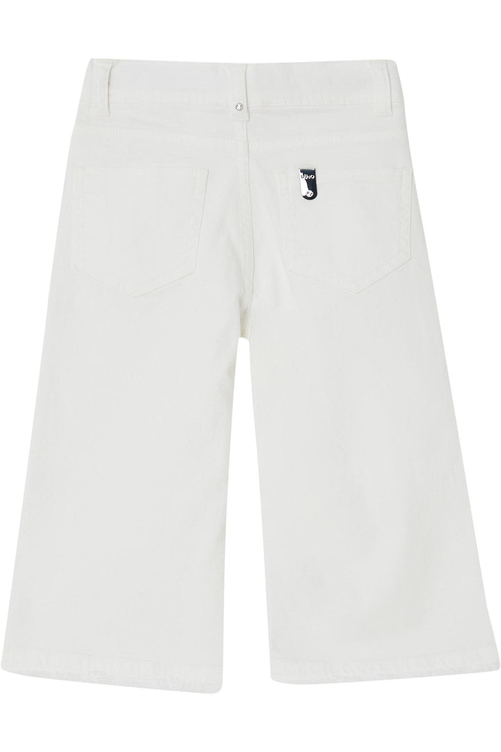 Pantalone bianco per bambina