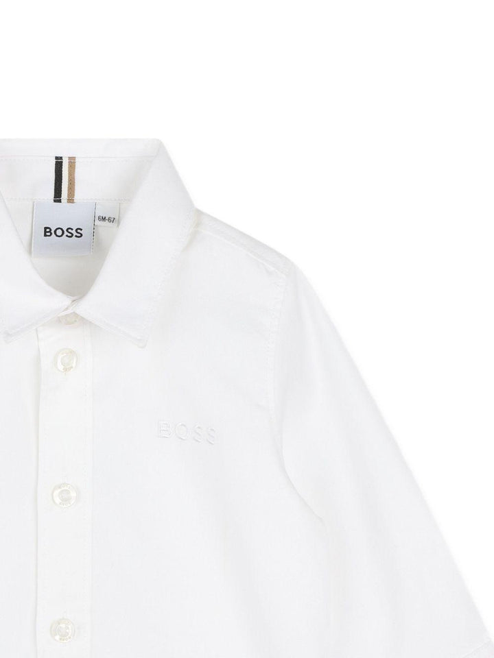 Camicia bianca per neonato J52681 10P Boss Kids 