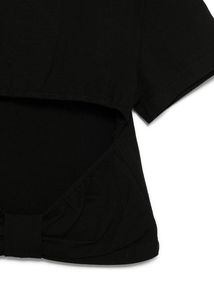 T-shirt nera per bambina