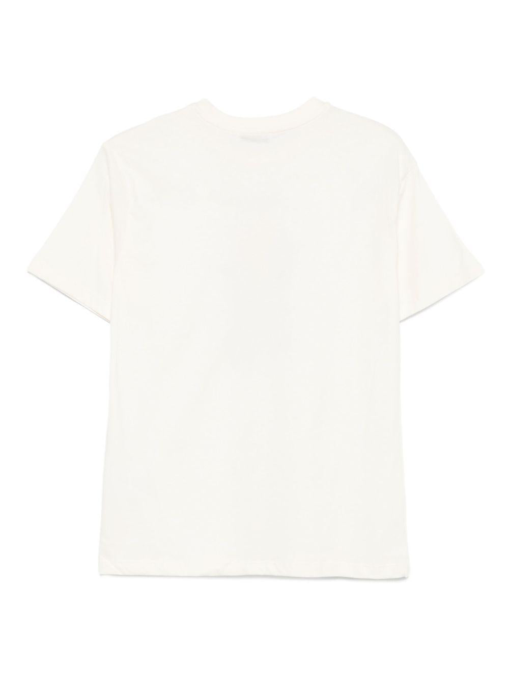 T-shirt bianco per bambino F5MSJBTH302 013 Msgm Kids 