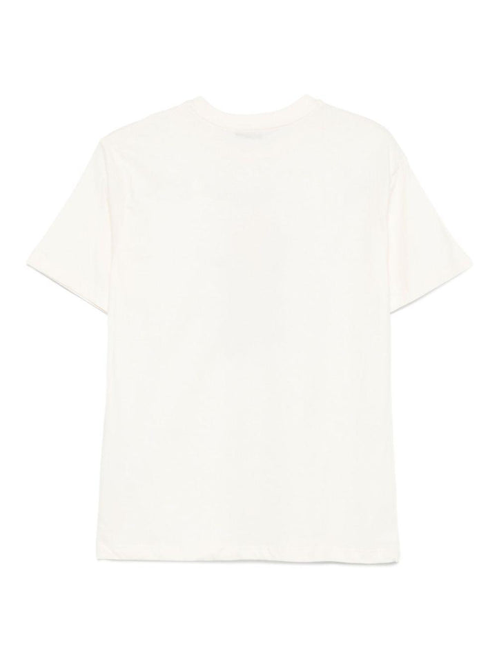 T-shirt bianco per bambino F5MSJBTH302 013 Msgm Kids 