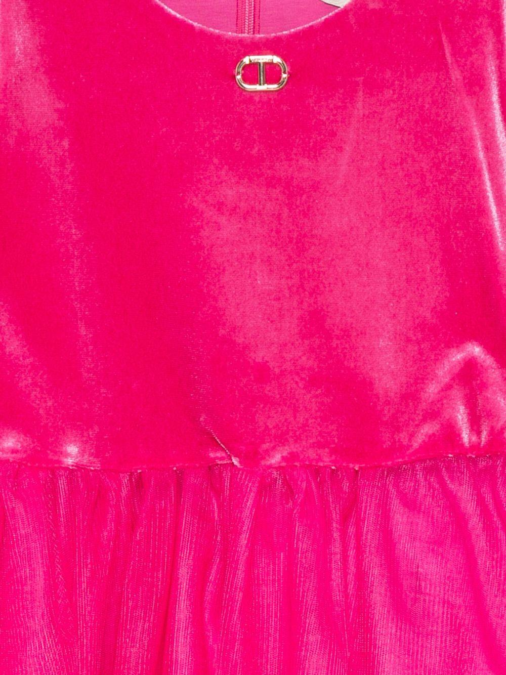 Abito fucsia per bambina 252GB2200 00338 Twin Set 