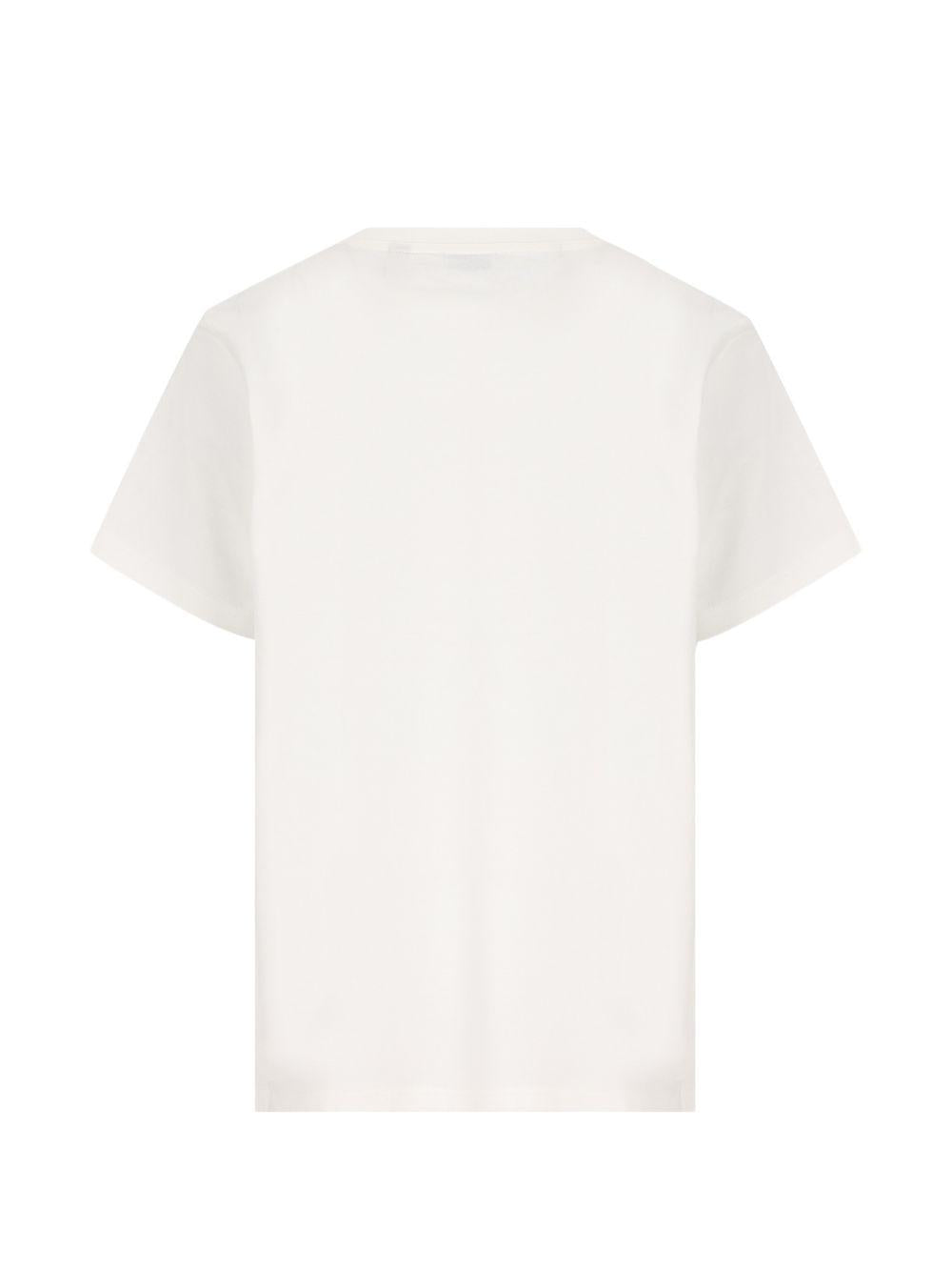 T-shirt bianco per bambino 8117585 A2014 Burberry Kids 