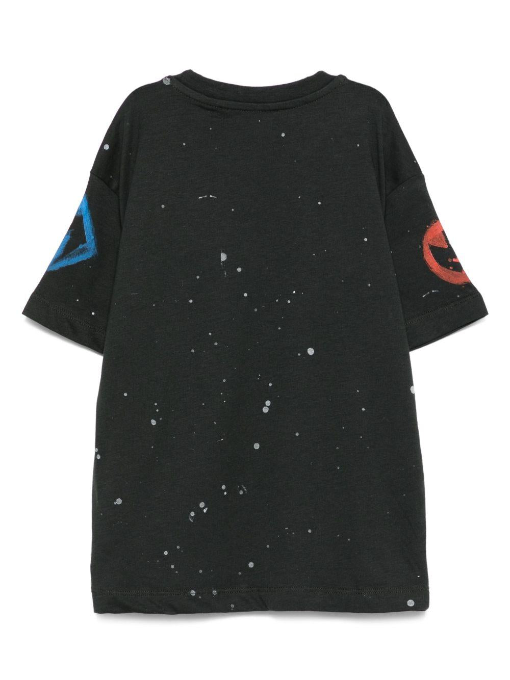 T-shirt nero per bambino F5MSJBTH250 MS040 Msgm Kids 