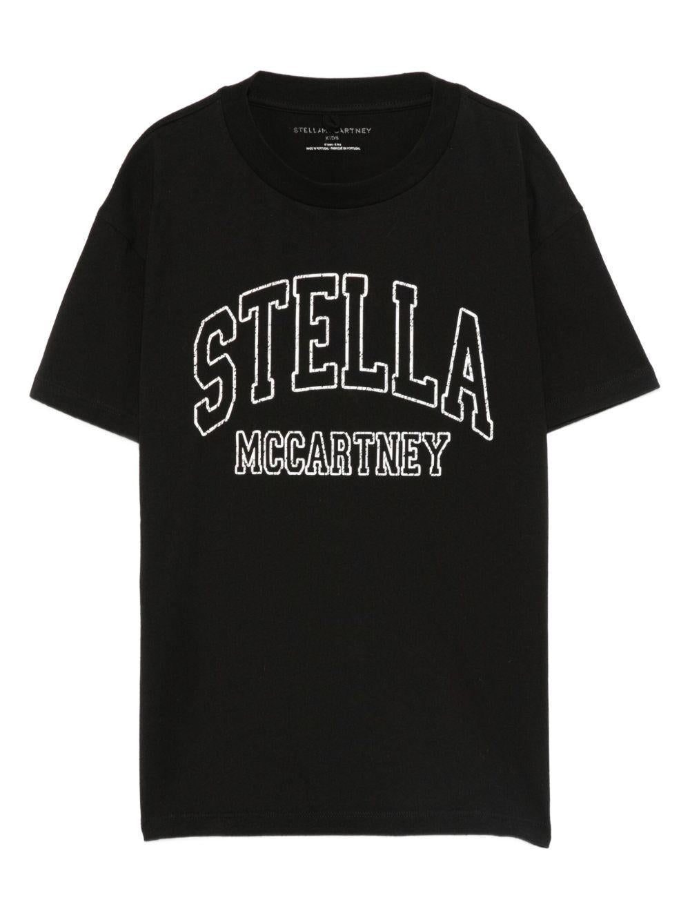 T-shirt nero per bambino TX8C31Z0434 961 Stella McCartney Kids 