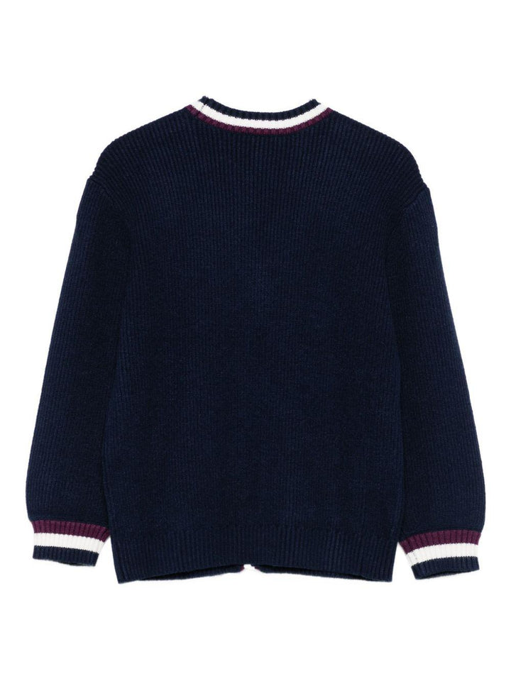 Cardigan blu per bambina 252GJ3033 11956 Twin Set 