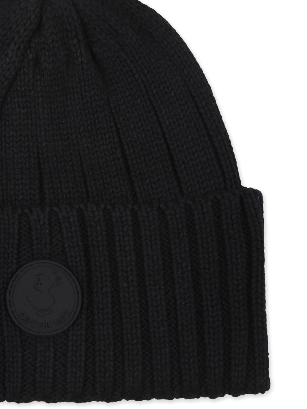 Cappello nero per bambino JY1422UCOTT21 10000 Save The Duck Kids 