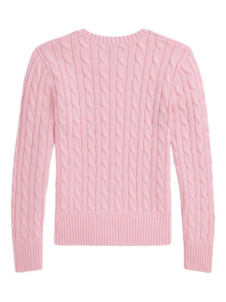 Maglione rosa per bambina 313901316 010 Ralph Lauren Kids 