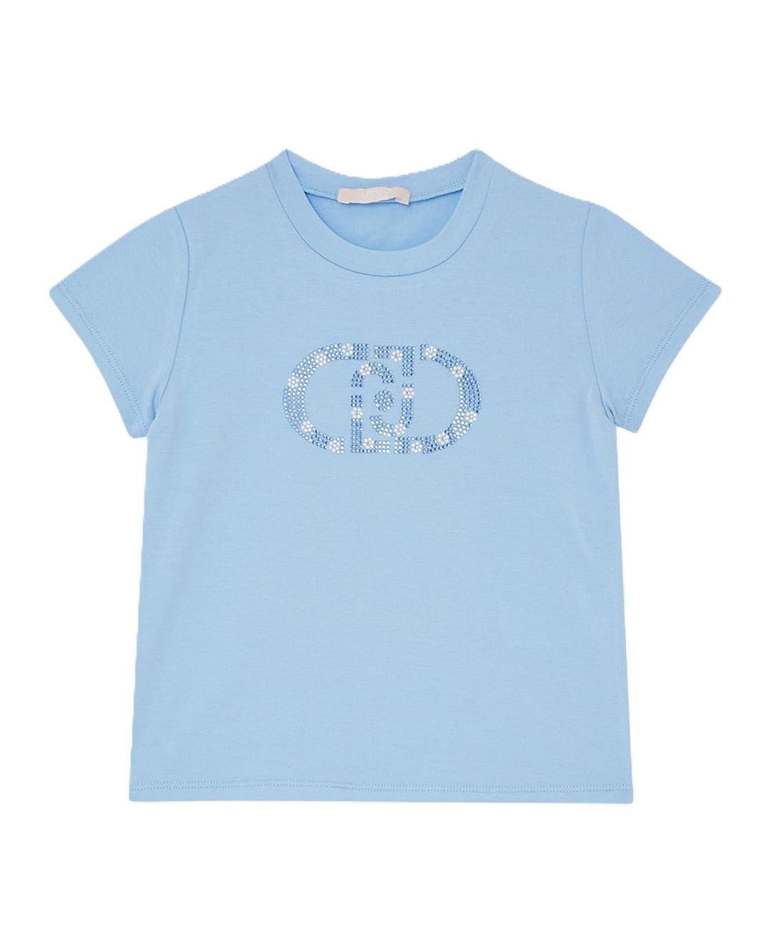 T-shirt blu per bambina KA6017JS003 44121 Liu Jo 