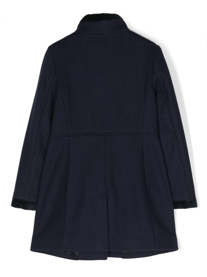 Cappotto blu notte per bambina