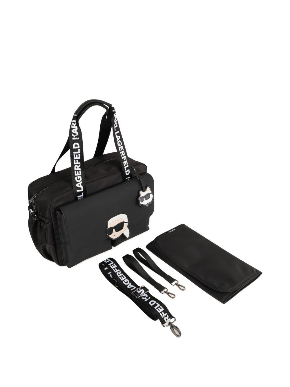 Borsa mamma nera Z30999 09B Karl Lagerfeld Kids 