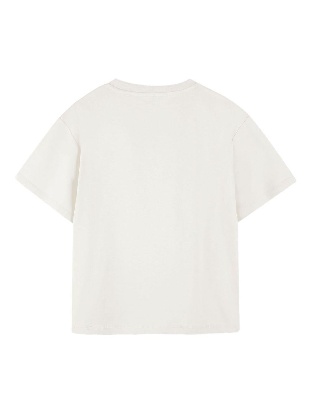 T-shirt bianco per bambino K61505 117 Kenzo Kids 