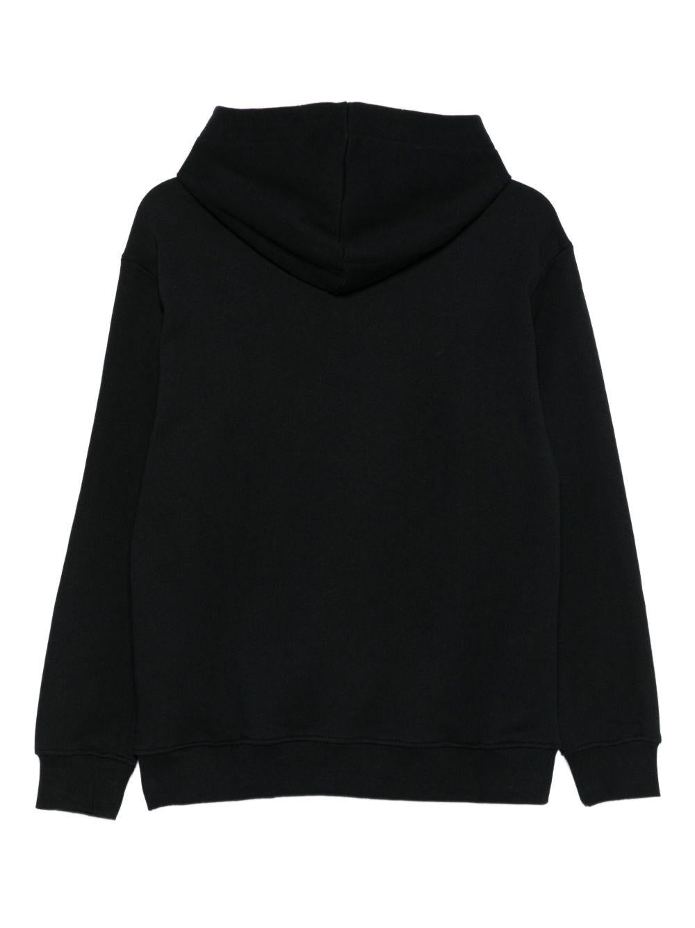Felpa nera per bambino F5MSJUHS019 110 Msgm Kids 