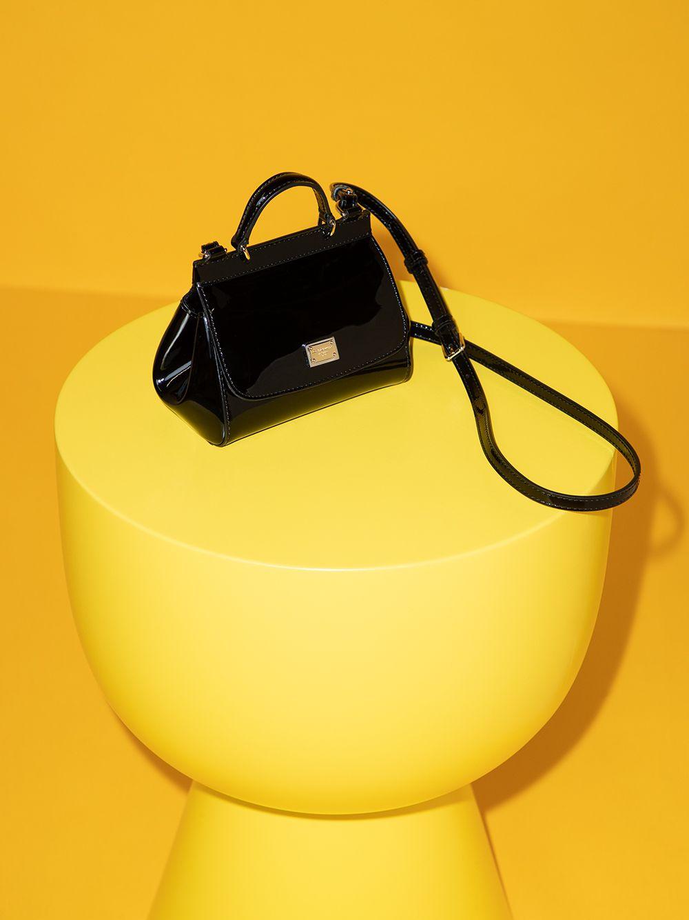 Borsa nera per bambina EB0003A1067 80999 Dolce & Gabbana Kids 