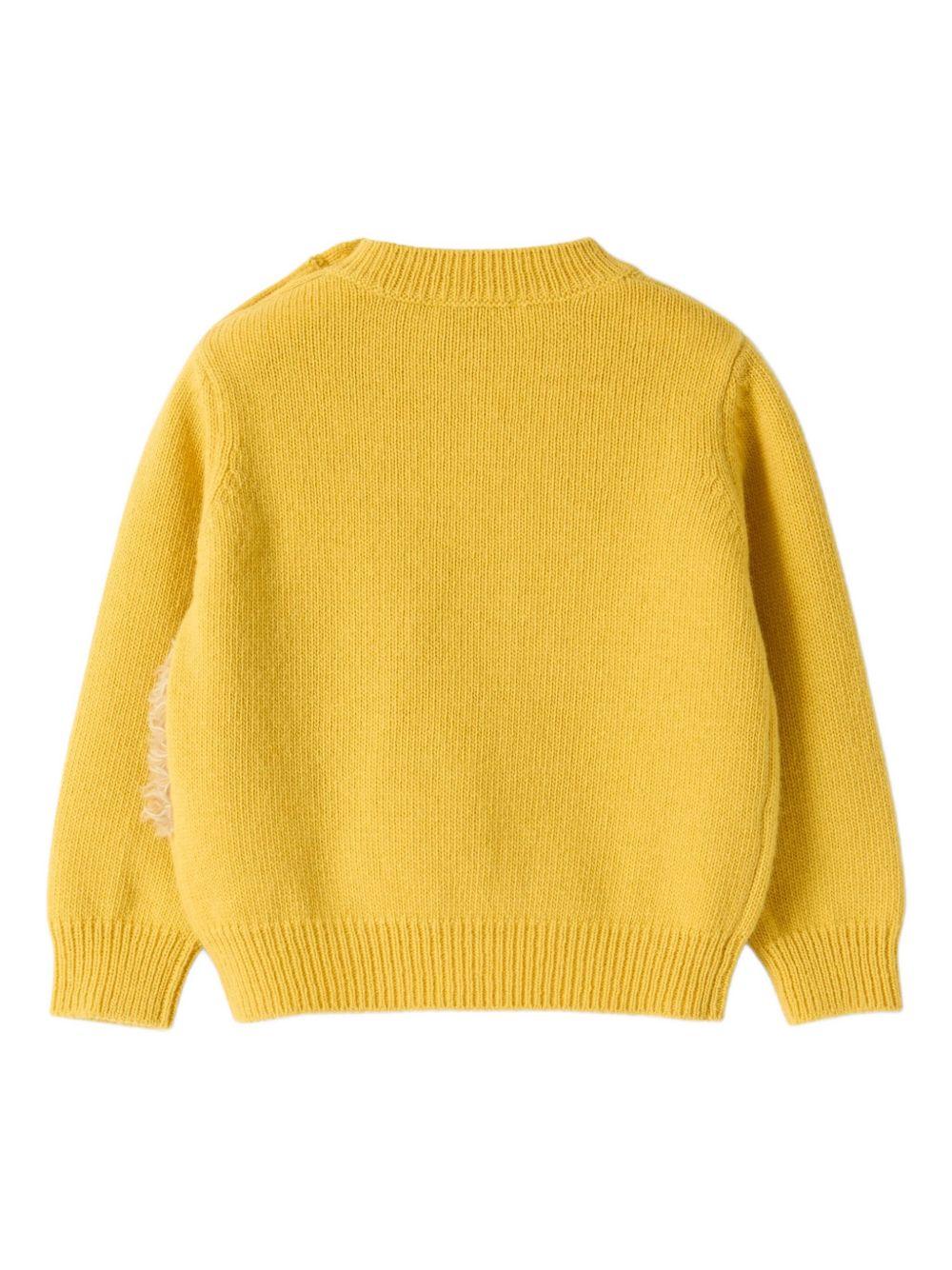 Maglione gialla per neonato A25GMA0021EM220 224 Il Gufo 